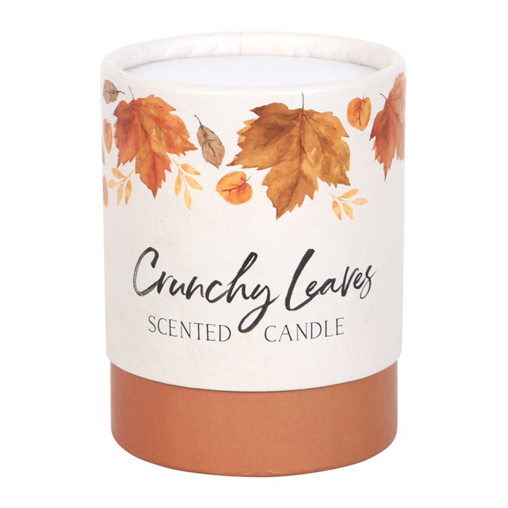 Bougie d'automne aux feuilles croquantes