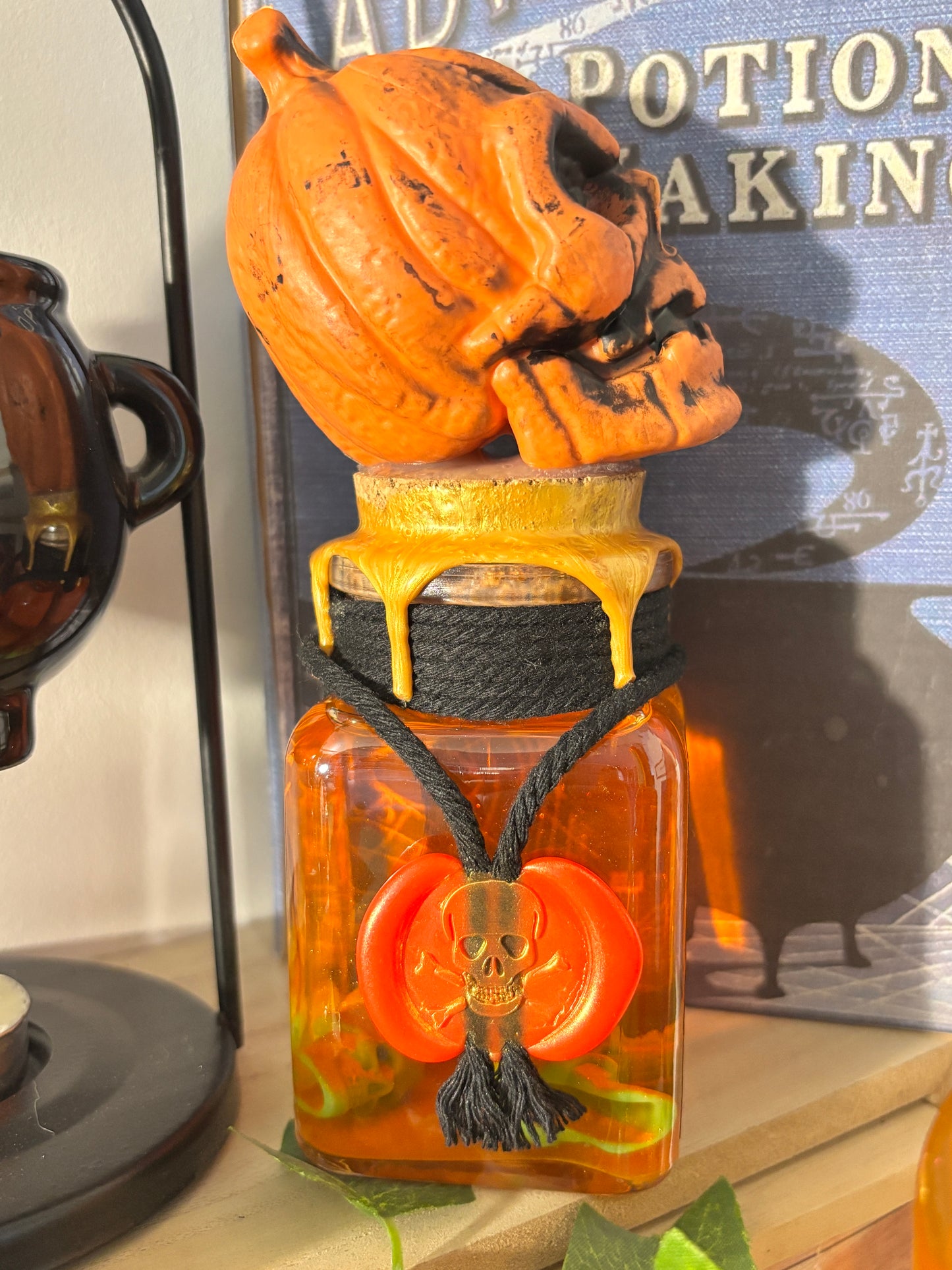 Pumpkin skull