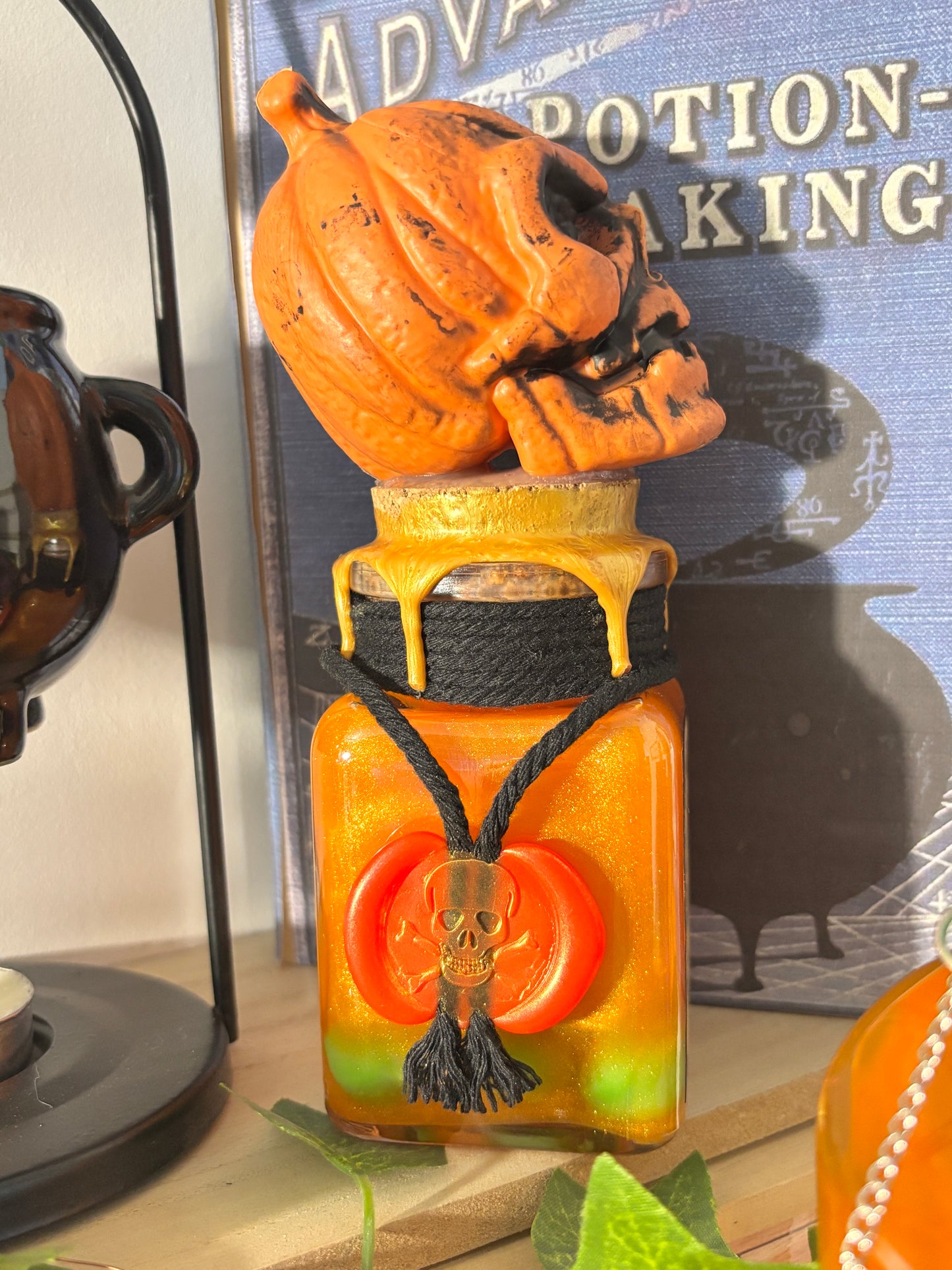 Pumpkin skull