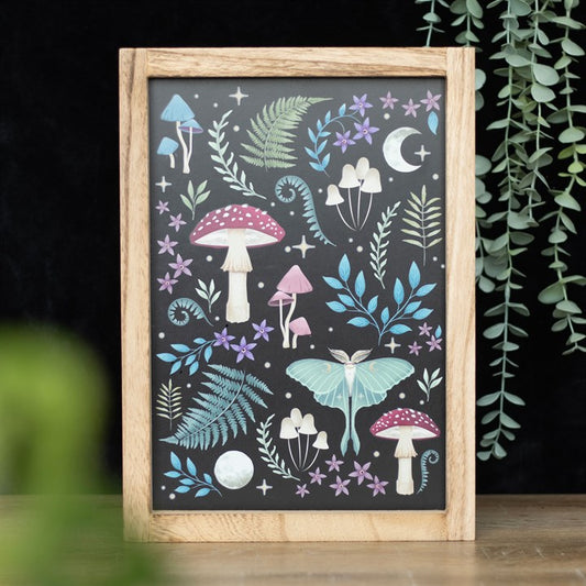 Tableau en bois Forêt sombre